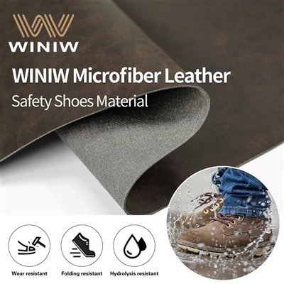 High Grade1.8-2.0mm Microfiber Synthetic Suede Kwa Viatu vya Usalama Juu